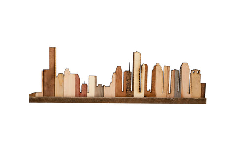 Houston Rustic Skyline- Home Décor