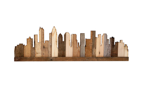 Charlotte Rustic Skyline- Home Décor