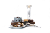 Flaming S'mores Set and Wood Stand