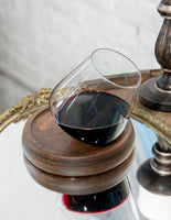 Swoon Glass with Wood Coaster.