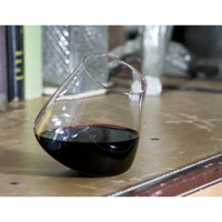 Two 5 oz rocks glasses for when you need just a tad bit.   The revolving motion aerates the liquid. Aeration, simply means exposing the liquid to air or giving it a chance to "breathe" before drinking it. The reaction between gases in the air and beverages changes the flavor.       Dishwasher Safe.  Top Rack without heated dry.