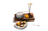 Flaming S'mores Set and Wood Stand