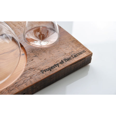 Tad Foursome Barn Wood tray